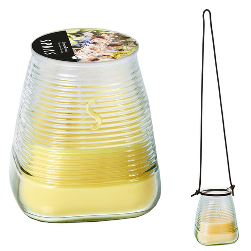 Spaas Duftkerze Outdoor „Lemon Breeze“ – Citronella Zitronenduft, 10 cm